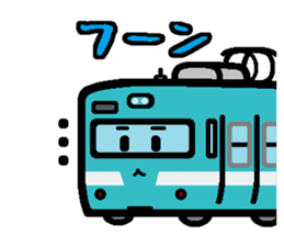 Deformed the Kansai train. NO.2 sticker #9109999