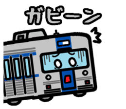 Deformed the Kansai train. NO.2 sticker #9110001