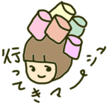 Girl to spread the interesting convo 8 sticker #9110500