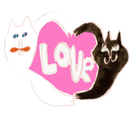 cat&living sticker #9111176