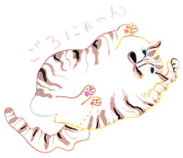 cat&living sticker #9111177