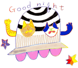 cat&living sticker #9111182