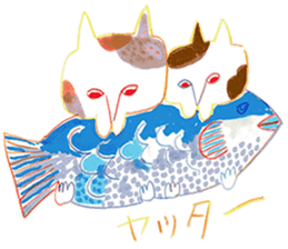 cat&living sticker #9111184