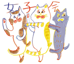 cat&living sticker #9111195