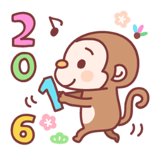 The year of monkey sticker #9111249
