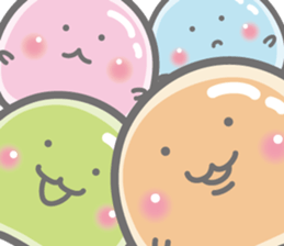 Tapioca "credy-kun" and good friends sticker #9111375