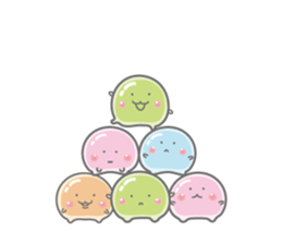 Tapioca "credy-kun" and good friends sticker #9111376