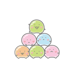 Tapioca "credy-kun" and good friends sticker #9111376