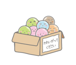 Tapioca "credy-kun" and good friends sticker #9111387