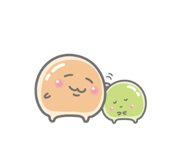 Tapioca "credy-kun" and good friends sticker #9111390