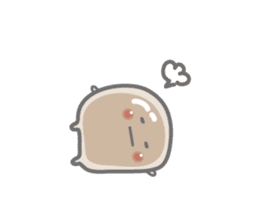 Tapioca "credy-kun" and good friends sticker #9111400