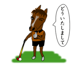 Sticker of Animal Field Hockey Players 2 sticker #9111410