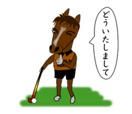 Sticker of Animal Field Hockey Players 2 sticker #9111410