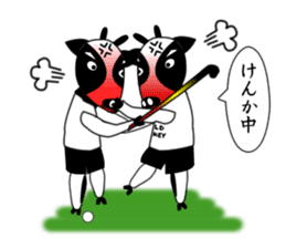 Sticker of Animal Field Hockey Players 2 sticker #9111414