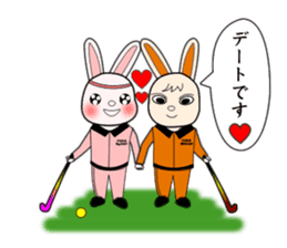 Sticker of Animal Field Hockey Players 2 sticker #9111418