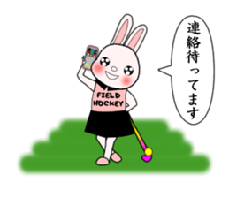 Sticker of Animal Field Hockey Players 2 sticker #9111430