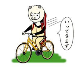 Sticker of Animal Field Hockey Players 2 sticker #9111435