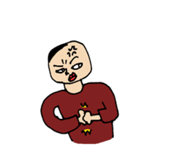 a discreet boy sticker #9111701