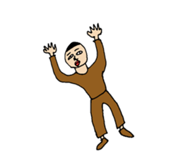 a discreet boy sticker #9111704