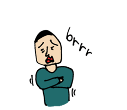 a discreet boy sticker #9111710