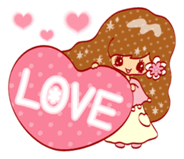 love kyun girl sticker #9112048