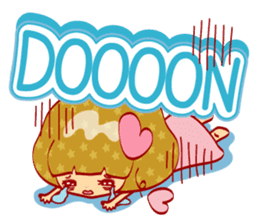 love kyun girl sticker #9112079