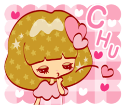 love kyun girl sticker #9112086