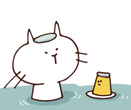 Japannu-san and cat sticker #9112624