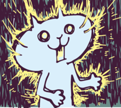 Japannu-san and cat sticker #9112628