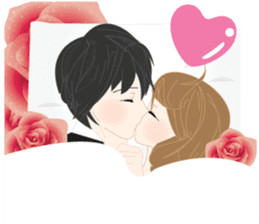 mari&mera romantic couple sticker #9113026
