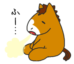 Daily oriental Zodiac[horse] sticker #9113149