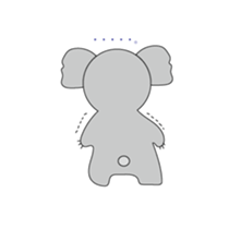 eyebrow Koara sticker #9113270