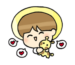 Ki-rin boy sticker #9113328