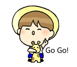 Ki-rin boy sticker #9113332