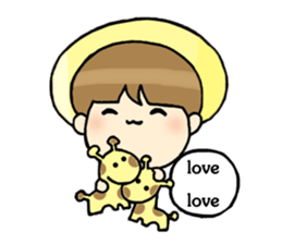 Ki-rin boy sticker #9113334
