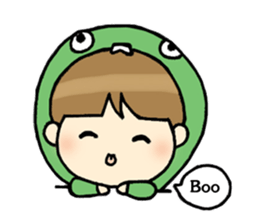 Ki-rin boy sticker #9113339