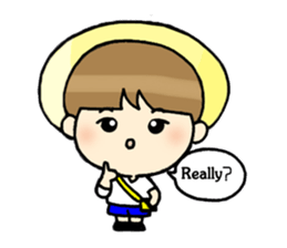 Ki-rin boy sticker #9113340