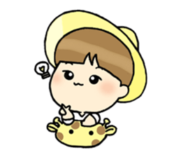 Ki-rin boy sticker #9113341