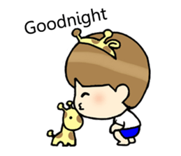 Ki-rin boy sticker #9113344