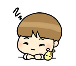 Ki-rin boy sticker #9113345