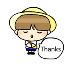 Ki-rin boy sticker #9113346