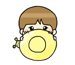 Ki-rin boy sticker #9113347