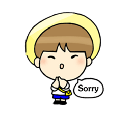 Ki-rin boy sticker #9113352