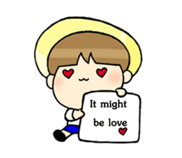 Ki-rin boy sticker #9113353