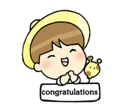 Ki-rin boy sticker #9113354