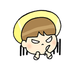 Ki-rin boy sticker #9113355