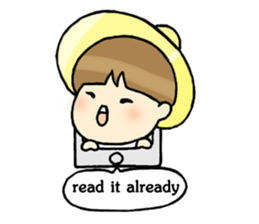 Ki-rin boy sticker #9113356