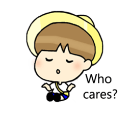 Ki-rin boy sticker #9113357