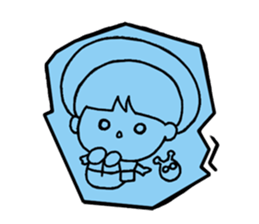 Ki-rin boy sticker #9113361
