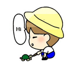 Ki-rin boy sticker #9113366